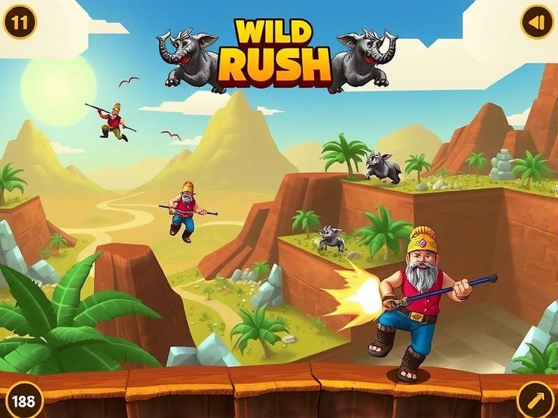 Wild Raj Rush Game Screenshot